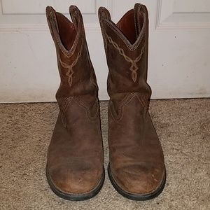Genuine leather cowboy boots